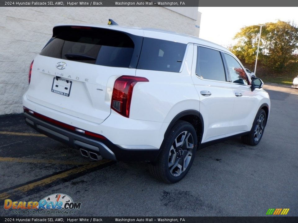 Hyper White 2024 Hyundai Palisade SEL AWD Photo #6