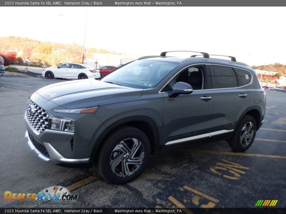 2023 Hyundai Santa Fe SEL AWD Hampton Gray / Black Photo #3