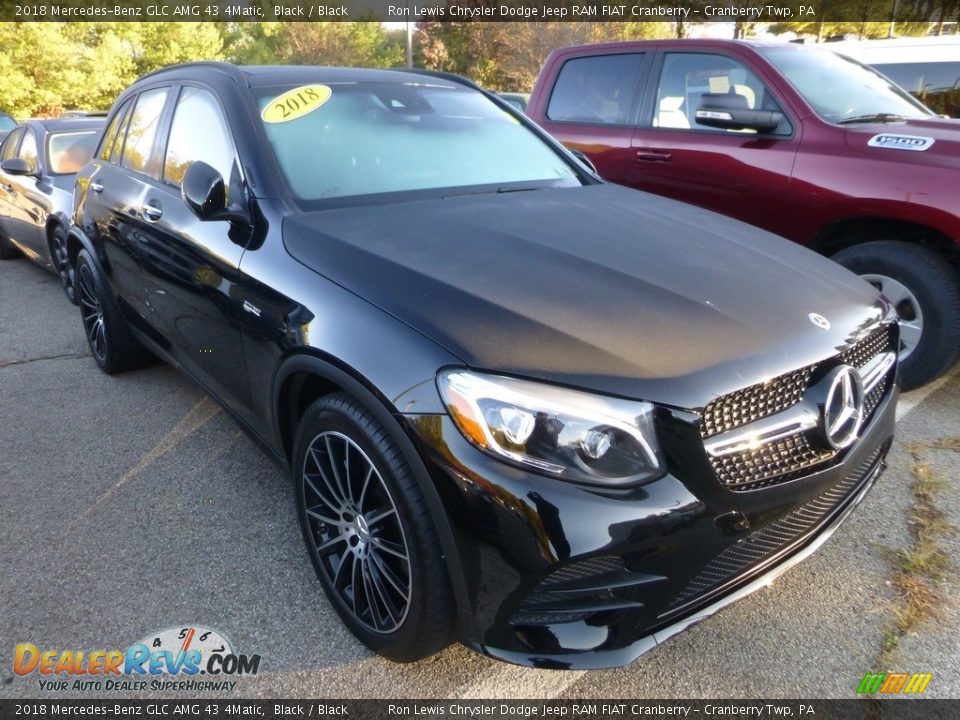 2018 Mercedes-Benz GLC AMG 43 4Matic Black / Black Photo #4