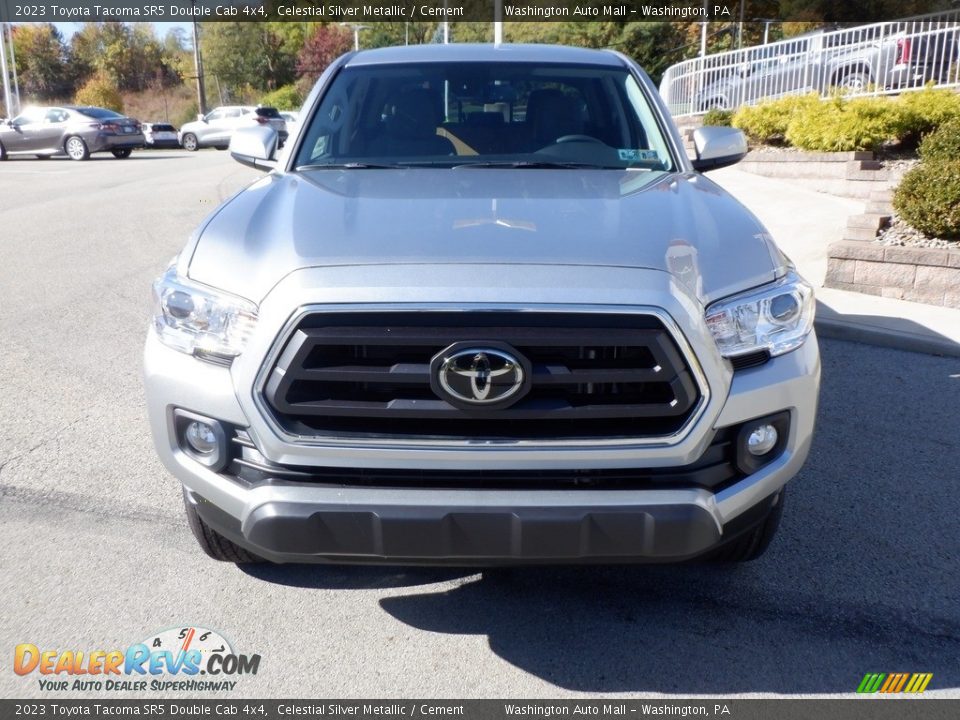 2023 Toyota Tacoma SR5 Double Cab 4x4 Celestial Silver Metallic / Cement Photo #5