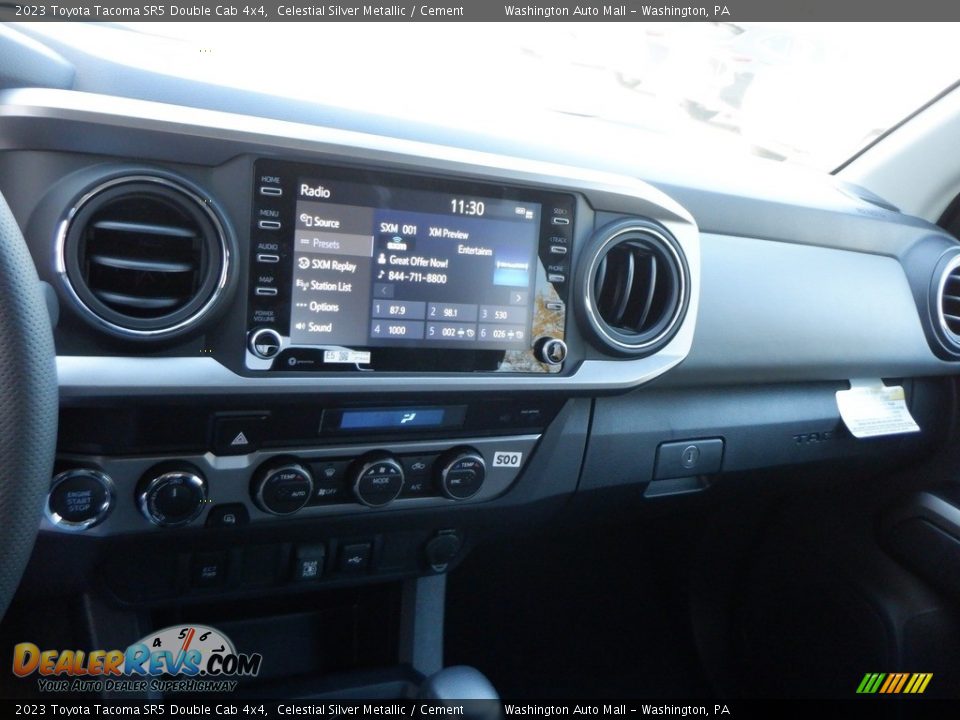Dashboard of 2023 Toyota Tacoma SR5 Double Cab 4x4 Photo #18