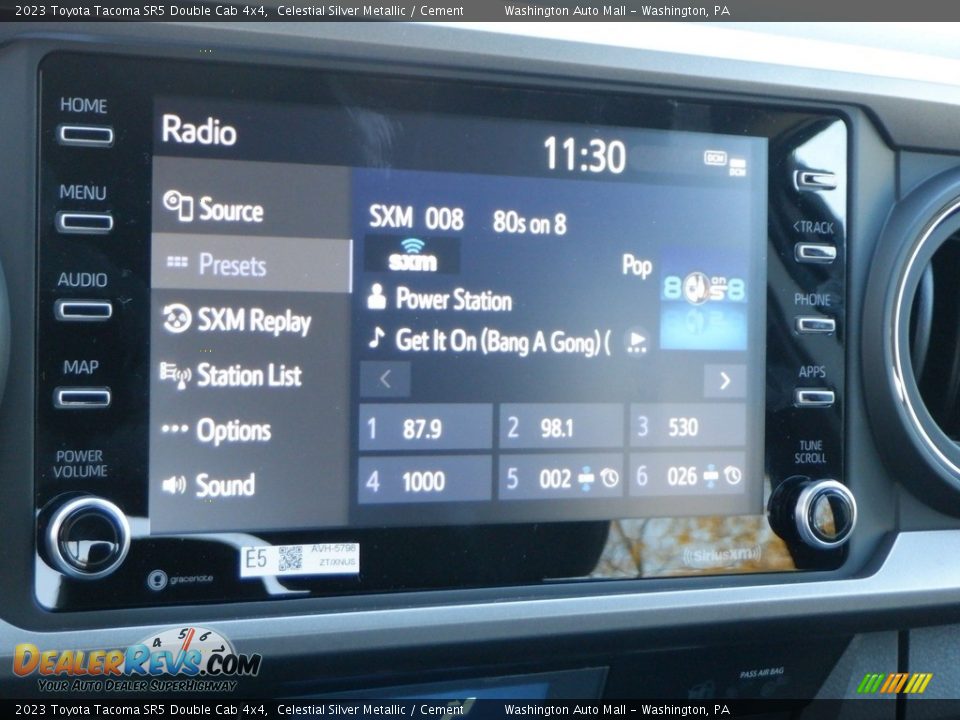 Audio System of 2023 Toyota Tacoma SR5 Double Cab 4x4 Photo #19