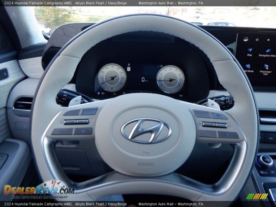 2024 Hyundai Palisade Calligraphy AWD Steering Wheel Photo #21