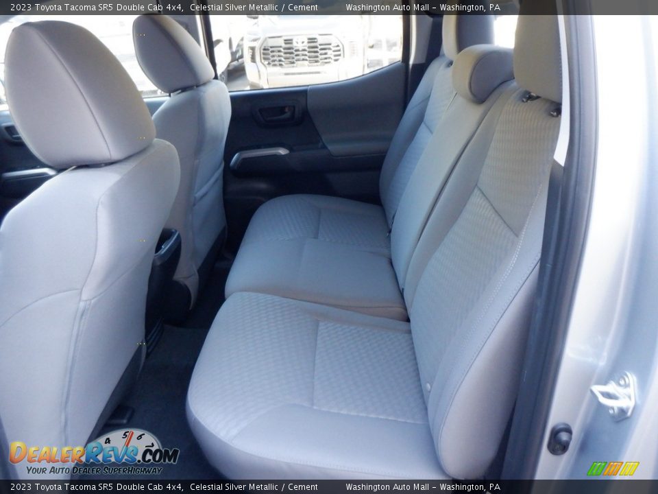 Rear Seat of 2023 Toyota Tacoma SR5 Double Cab 4x4 Photo #30