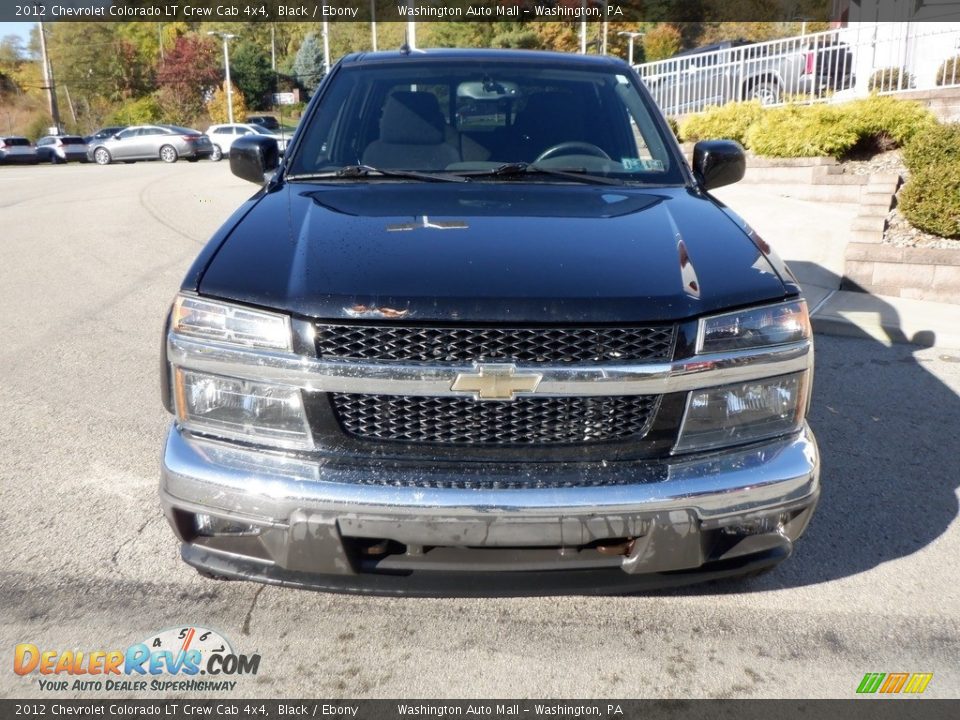 2012 Chevrolet Colorado LT Crew Cab 4x4 Black / Ebony Photo #7