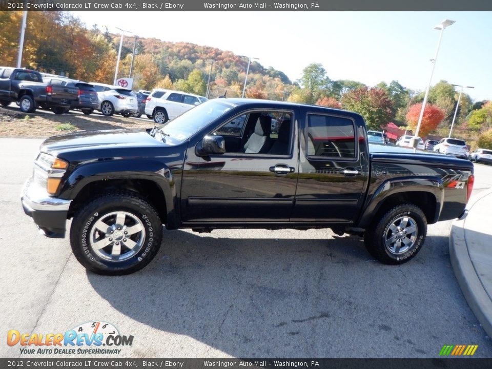 2012 Chevrolet Colorado LT Crew Cab 4x4 Black / Ebony Photo #9