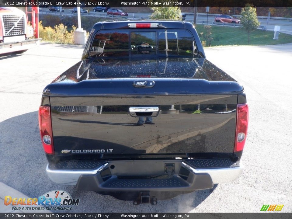 2012 Chevrolet Colorado LT Crew Cab 4x4 Black / Ebony Photo #11