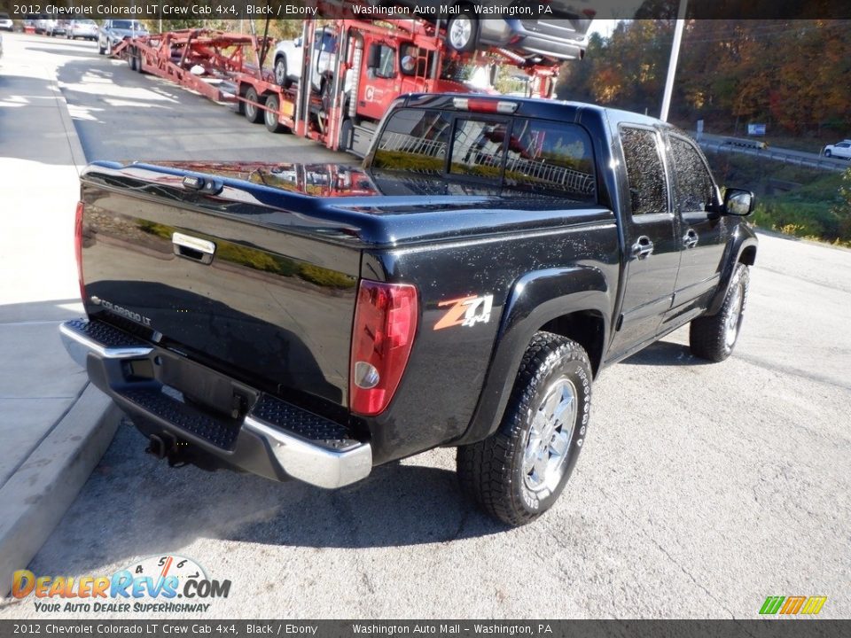 2012 Chevrolet Colorado LT Crew Cab 4x4 Black / Ebony Photo #16