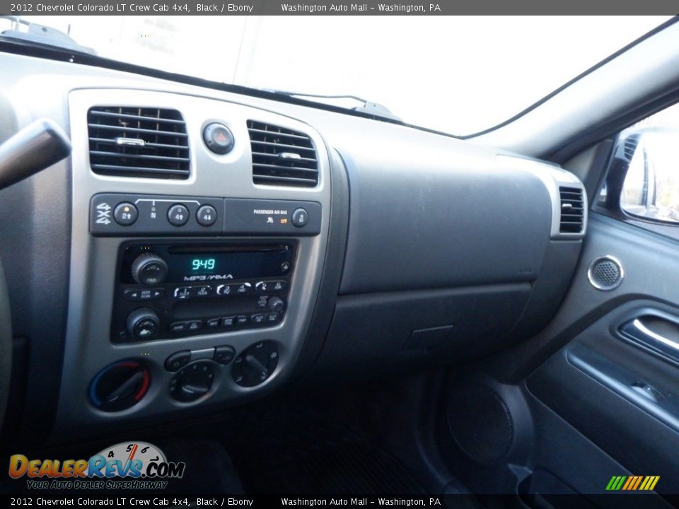 2012 Chevrolet Colorado LT Crew Cab 4x4 Black / Ebony Photo #21