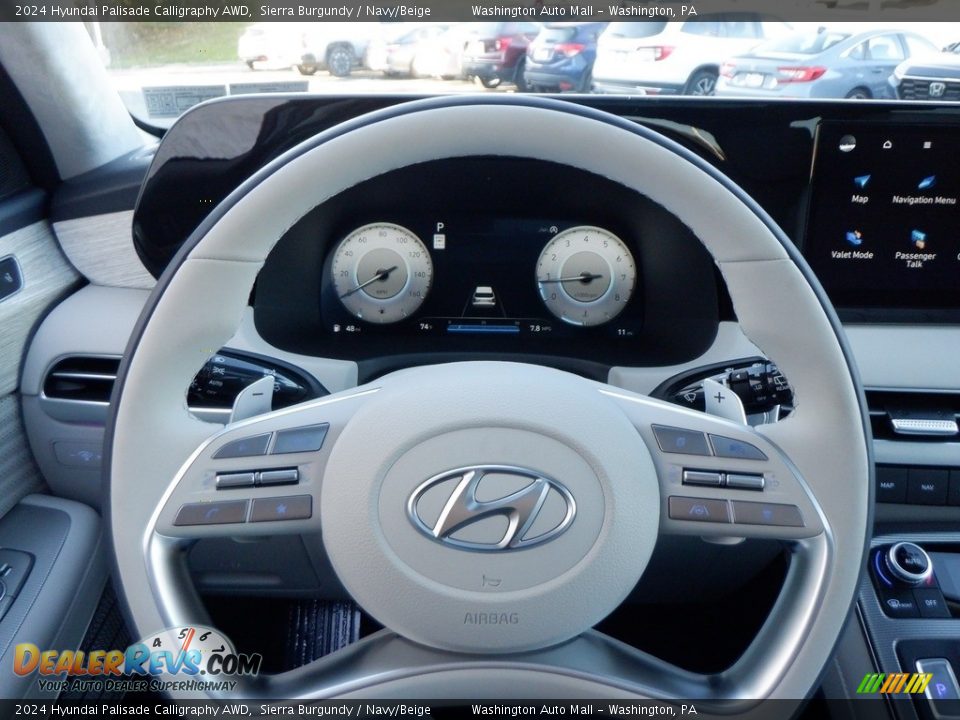 2024 Hyundai Palisade Calligraphy AWD Steering Wheel Photo #21