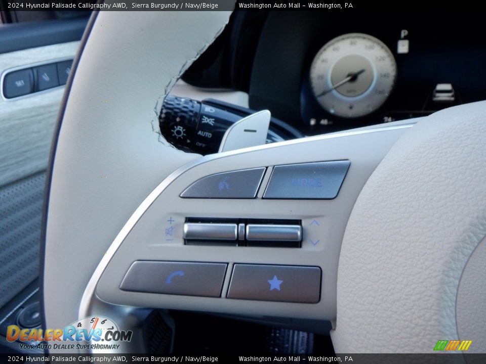 2024 Hyundai Palisade Calligraphy AWD Steering Wheel Photo #22