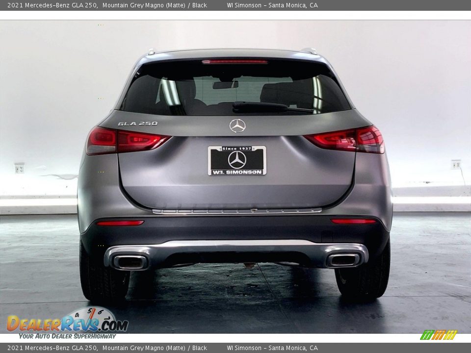 2021 Mercedes-Benz GLA 250 Mountain Grey Magno (Matte) / Black Photo #3