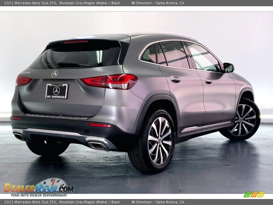 2021 Mercedes-Benz GLA 250 Mountain Grey Magno (Matte) / Black Photo #13