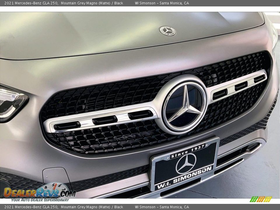 2021 Mercedes-Benz GLA 250 Mountain Grey Magno (Matte) / Black Photo #29
