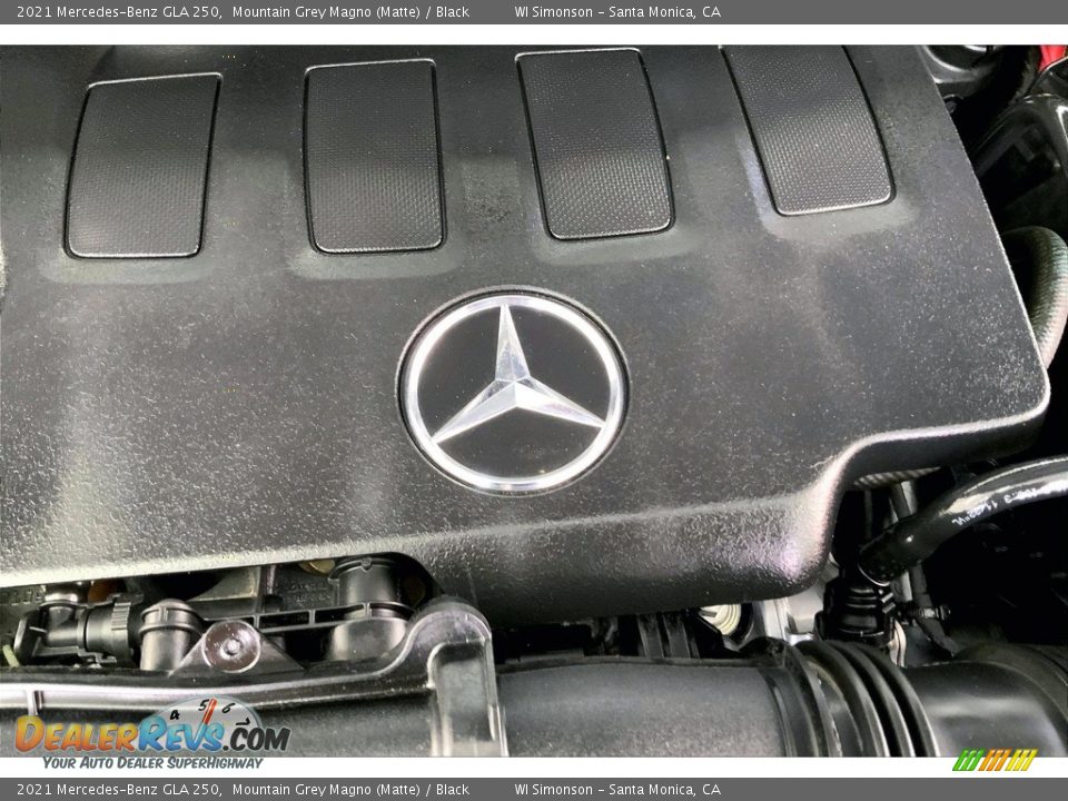2021 Mercedes-Benz GLA 250 Mountain Grey Magno (Matte) / Black Photo #31