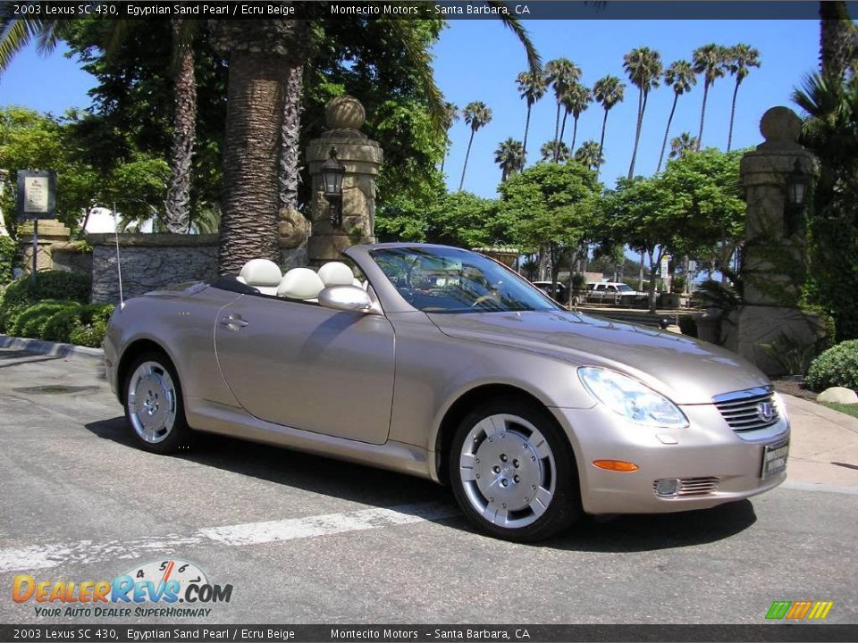 2003 Lexus SC 430 Egyptian Sand Pearl / Ecru Beige Photo #1
