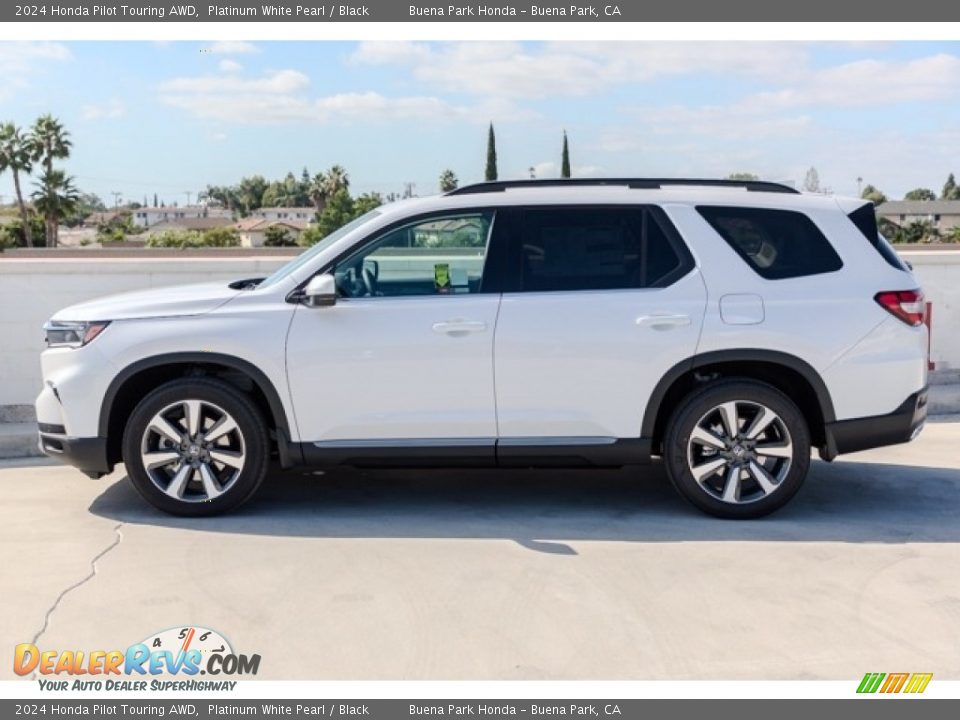 Platinum White Pearl 2024 Honda Pilot Touring AWD Photo #4