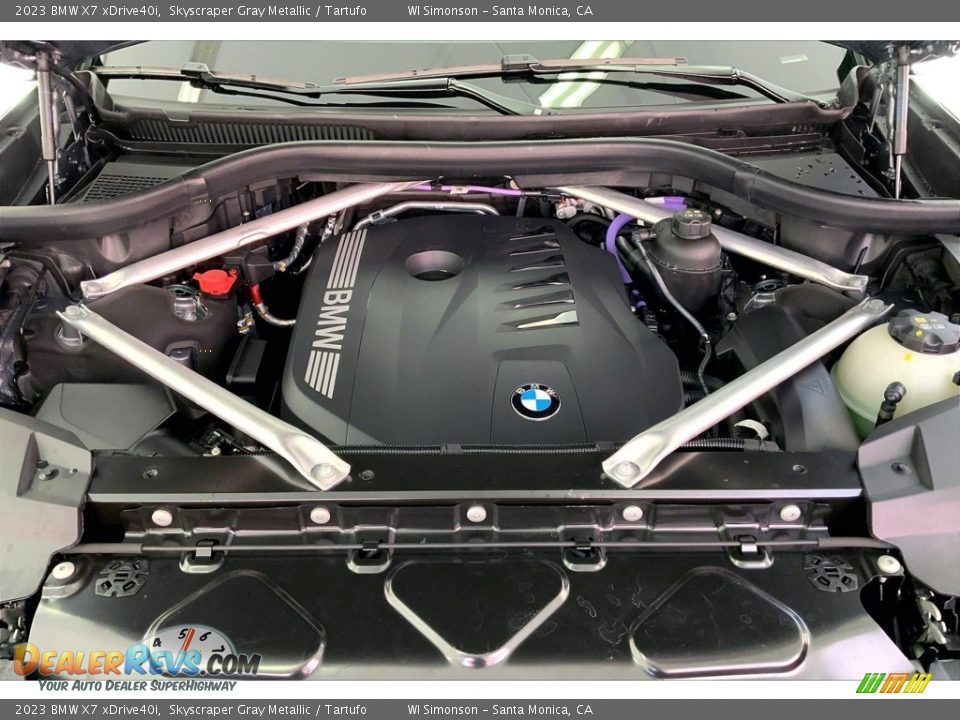 2023 BMW X7 xDrive40i 3.0 Liter M TwinPower Turbocharged DOHC 24-Valve Inline 6 Cylinder Engine Photo #9