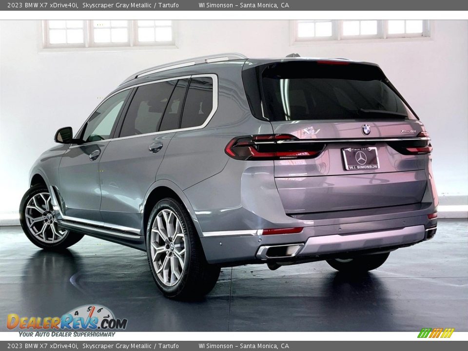 Skyscraper Gray Metallic 2023 BMW X7 xDrive40i Photo #10