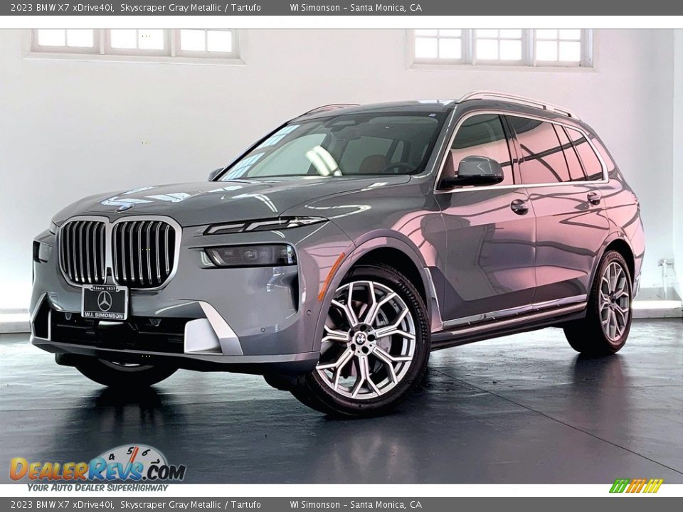 Skyscraper Gray Metallic 2023 BMW X7 xDrive40i Photo #12