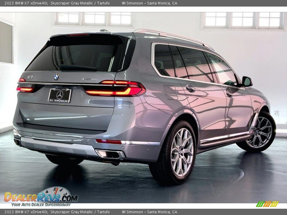 Skyscraper Gray Metallic 2023 BMW X7 xDrive40i Photo #13