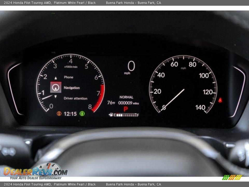 2024 Honda Pilot Touring AWD Gauges Photo #16