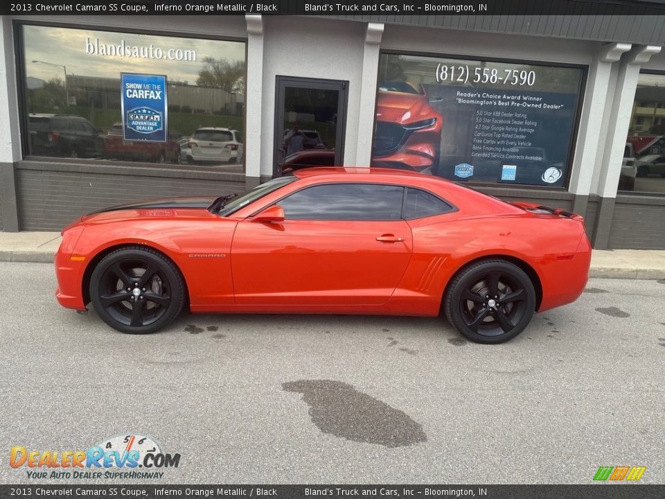 2013 Chevrolet Camaro SS Coupe Inferno Orange Metallic / Black Photo #1