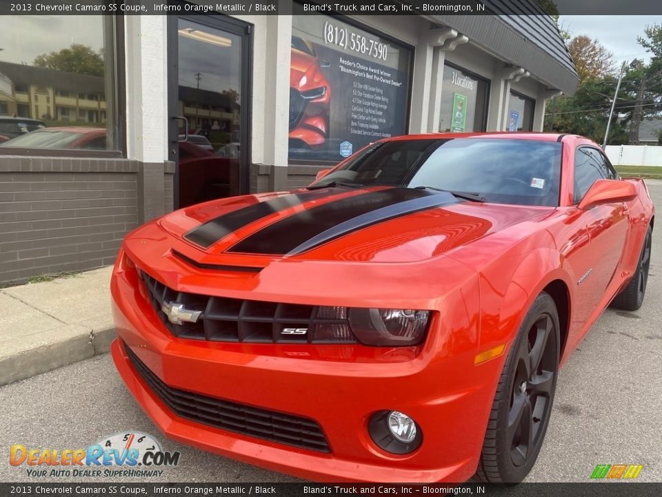 2013 Chevrolet Camaro SS Coupe Inferno Orange Metallic / Black Photo #4