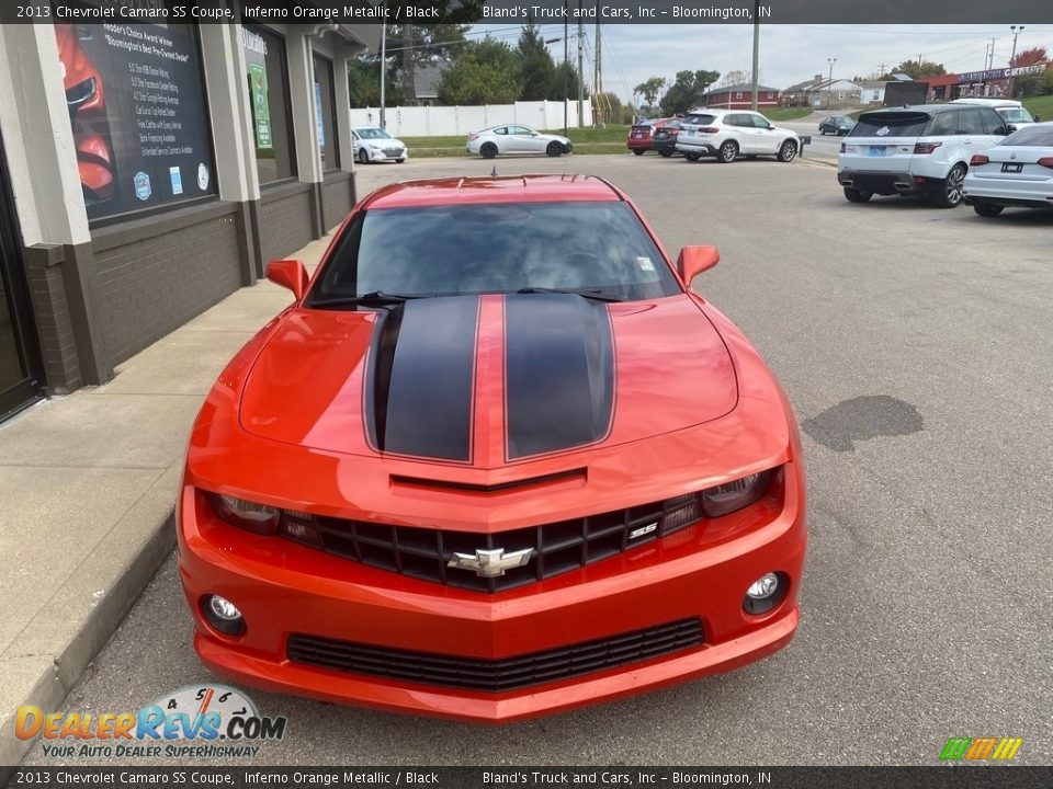 Inferno Orange Metallic 2013 Chevrolet Camaro SS Coupe Photo #6