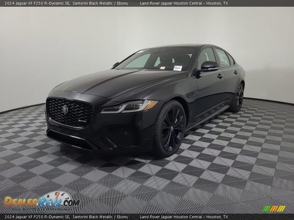 2024 Jaguar XF P250 R-Dynamic SE Santorini Black Metallic / Ebony Photo #1