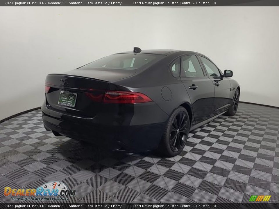 2024 Jaguar XF P250 R-Dynamic SE Santorini Black Metallic / Ebony Photo #2