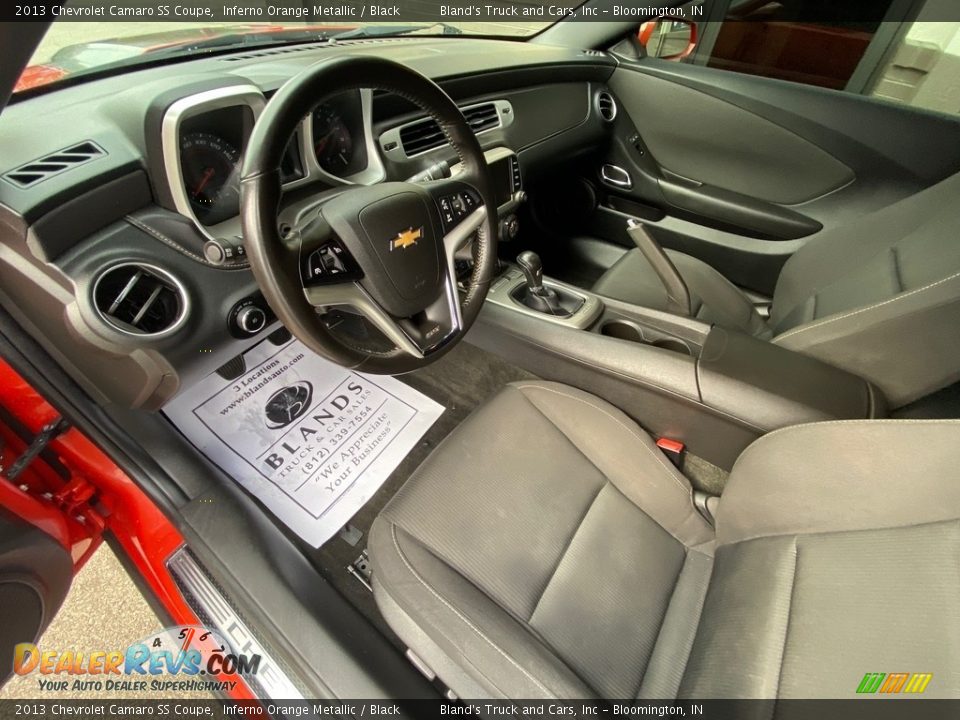 Black Interior - 2013 Chevrolet Camaro SS Coupe Photo #19