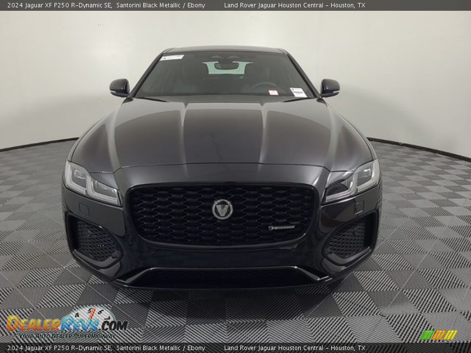 Santorini Black Metallic 2024 Jaguar XF P250 R-Dynamic SE Photo #8