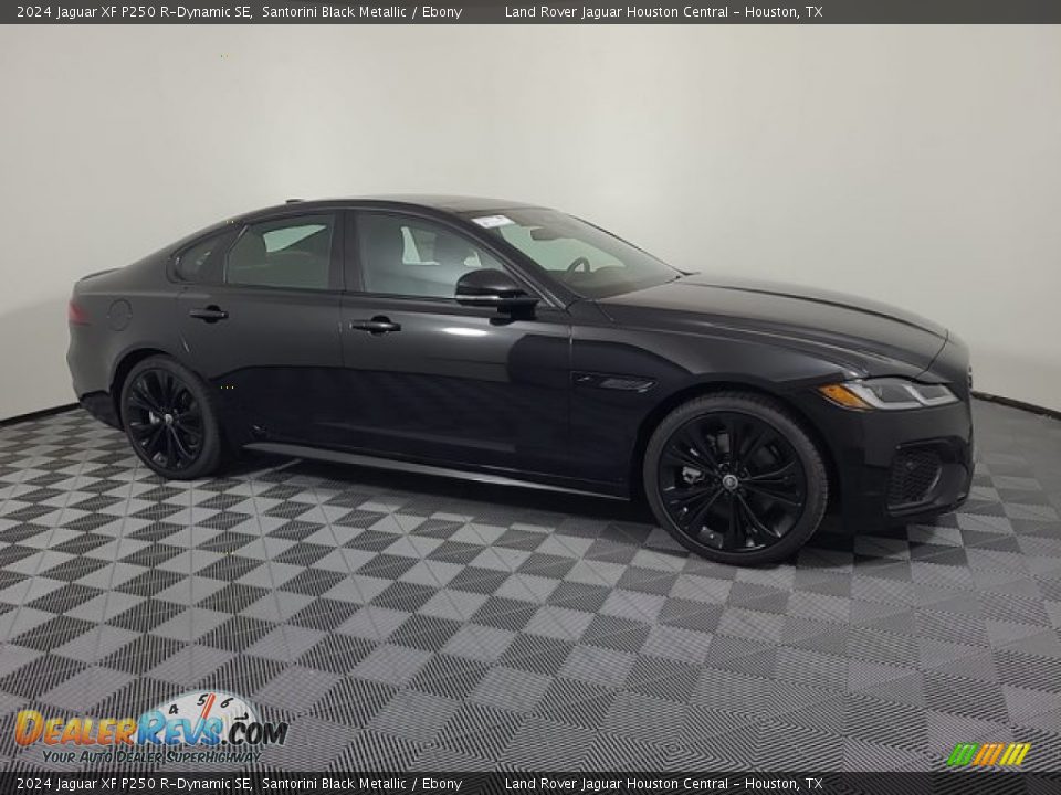 Santorini Black Metallic 2024 Jaguar XF P250 R-Dynamic SE Photo #11