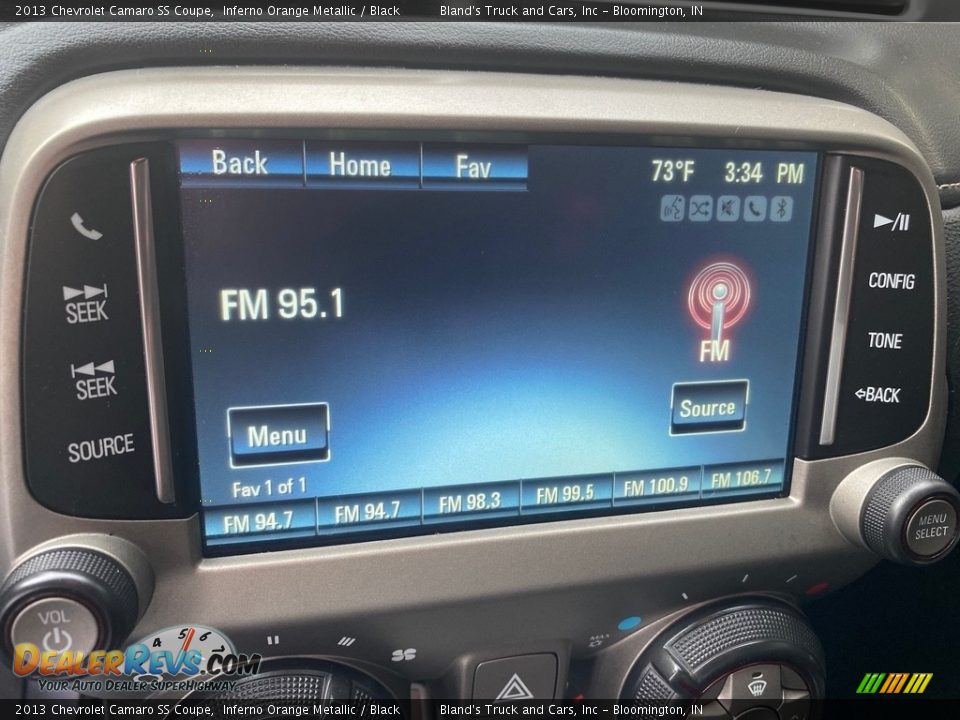 Audio System of 2013 Chevrolet Camaro SS Coupe Photo #23