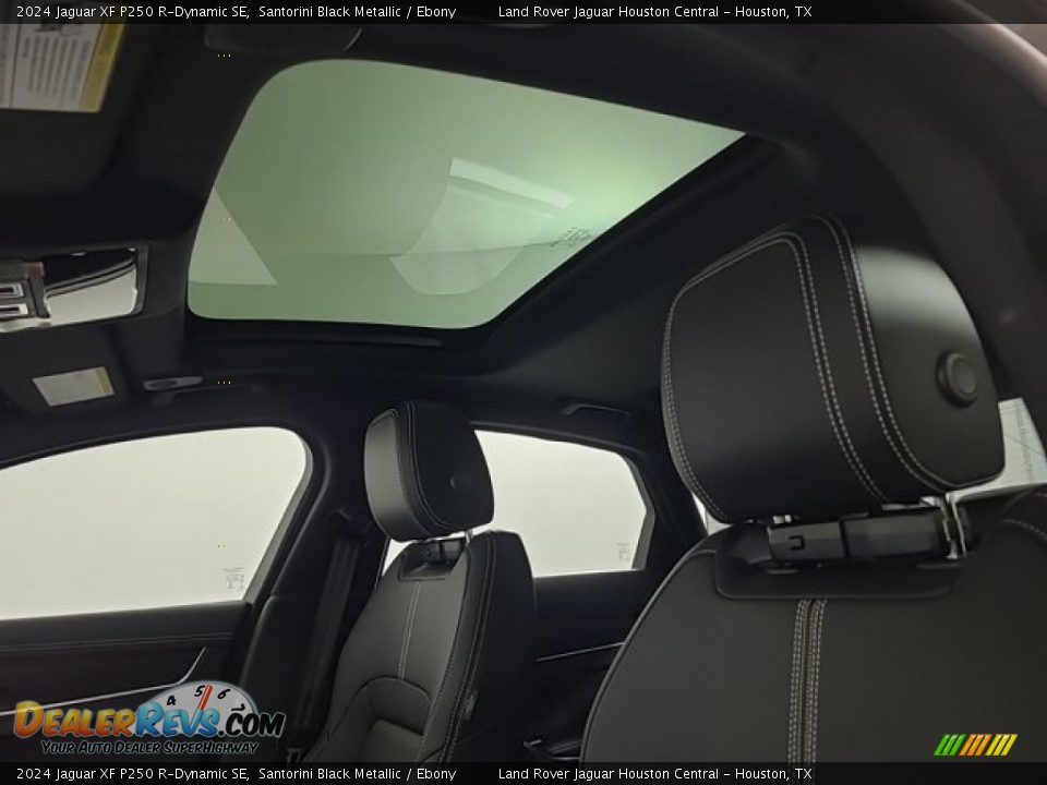 2024 Jaguar XF P250 R-Dynamic SE Santorini Black Metallic / Ebony Photo #22