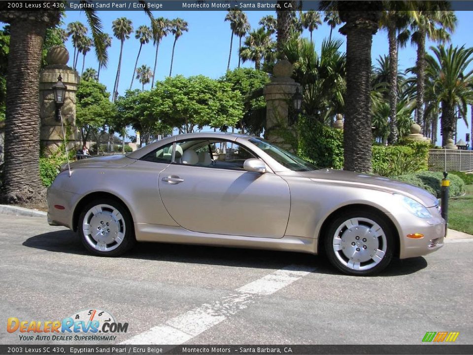 2003 Lexus SC 430 Egyptian Sand Pearl / Ecru Beige Photo #4