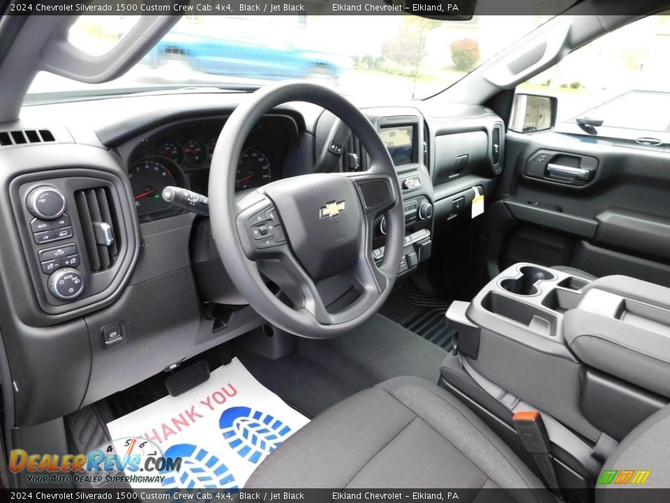 Front Seat of 2024 Chevrolet Silverado 1500 Custom Crew Cab 4x4 Photo #20