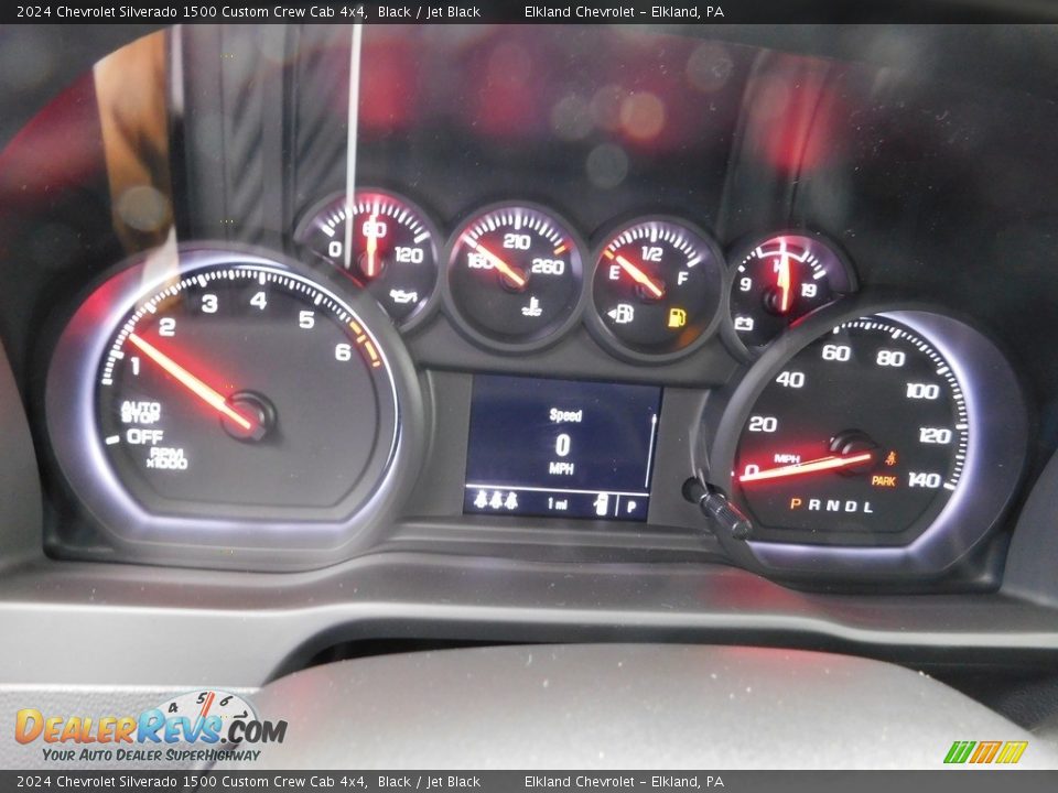 2024 Chevrolet Silverado 1500 Custom Crew Cab 4x4 Gauges Photo #26