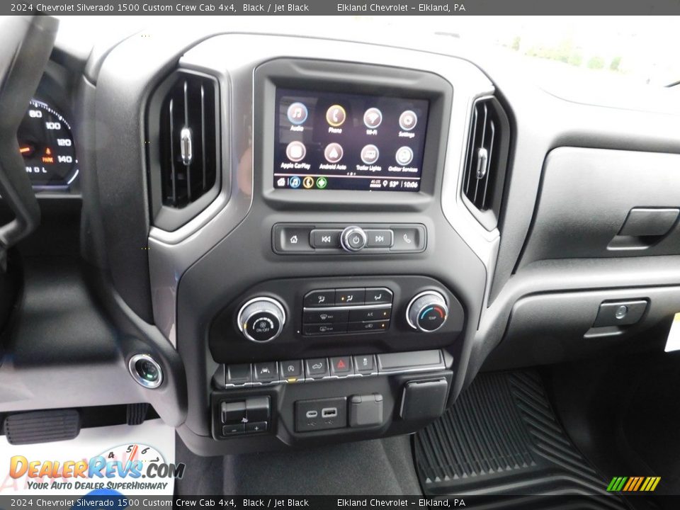 Controls of 2024 Chevrolet Silverado 1500 Custom Crew Cab 4x4 Photo #28
