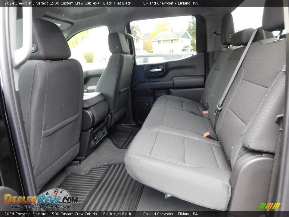 Rear Seat of 2024 Chevrolet Silverado 1500 Custom Crew Cab 4x4 Photo #36