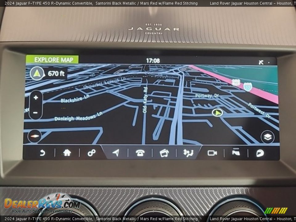 Navigation of 2024 Jaguar F-TYPE 450 R-Dynamic Convertible Photo #23
