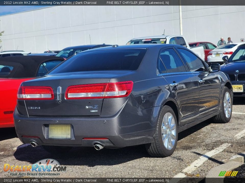 2012 Lincoln MKZ AWD Sterling Gray Metallic / Dark Charcoal Photo #3