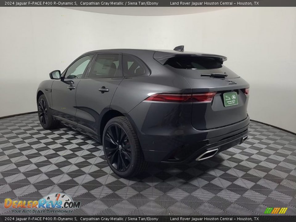 2024 Jaguar F-PACE P400 R-Dynamic S Carpathian Gray Metallic / Siena Tan/Ebony Photo #10