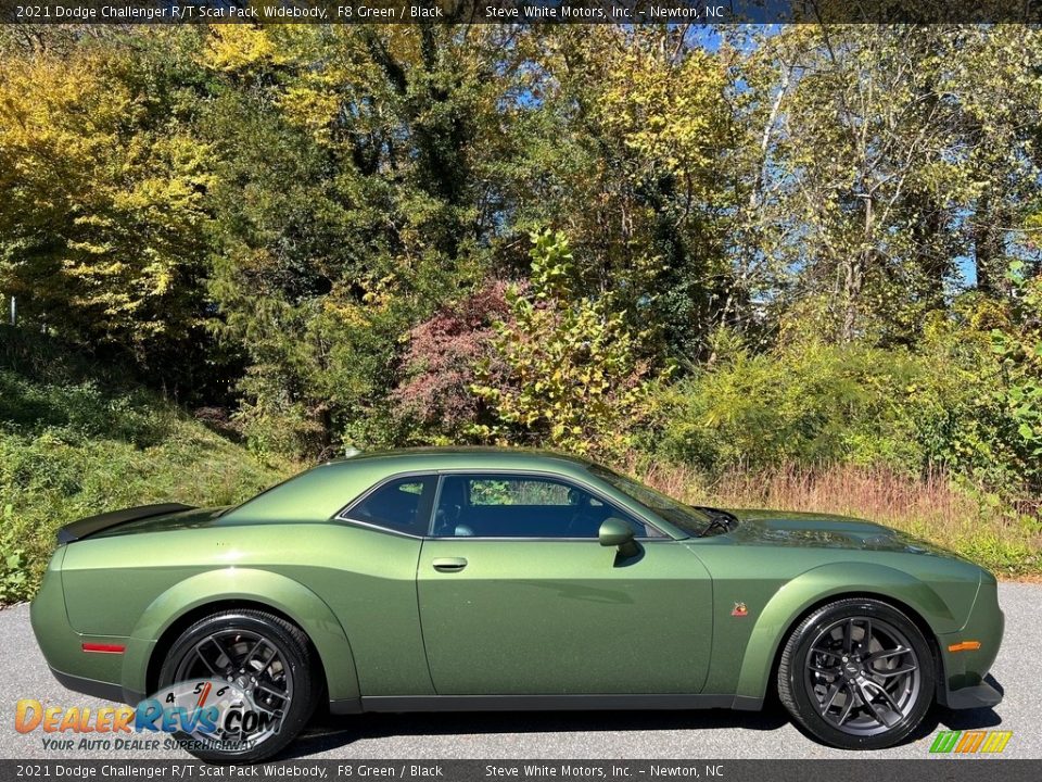 F8 Green 2021 Dodge Challenger R/T Scat Pack Widebody Photo #6