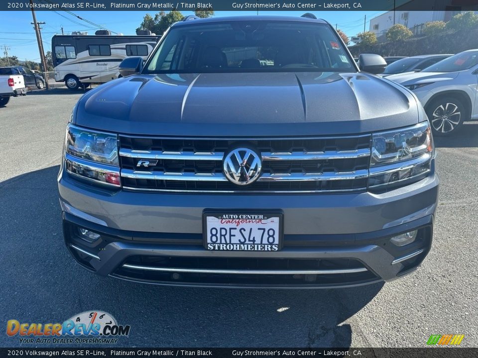 2020 Volkswagen Atlas SE R-Line Platinum Gray Metallic / Titan Black Photo #2