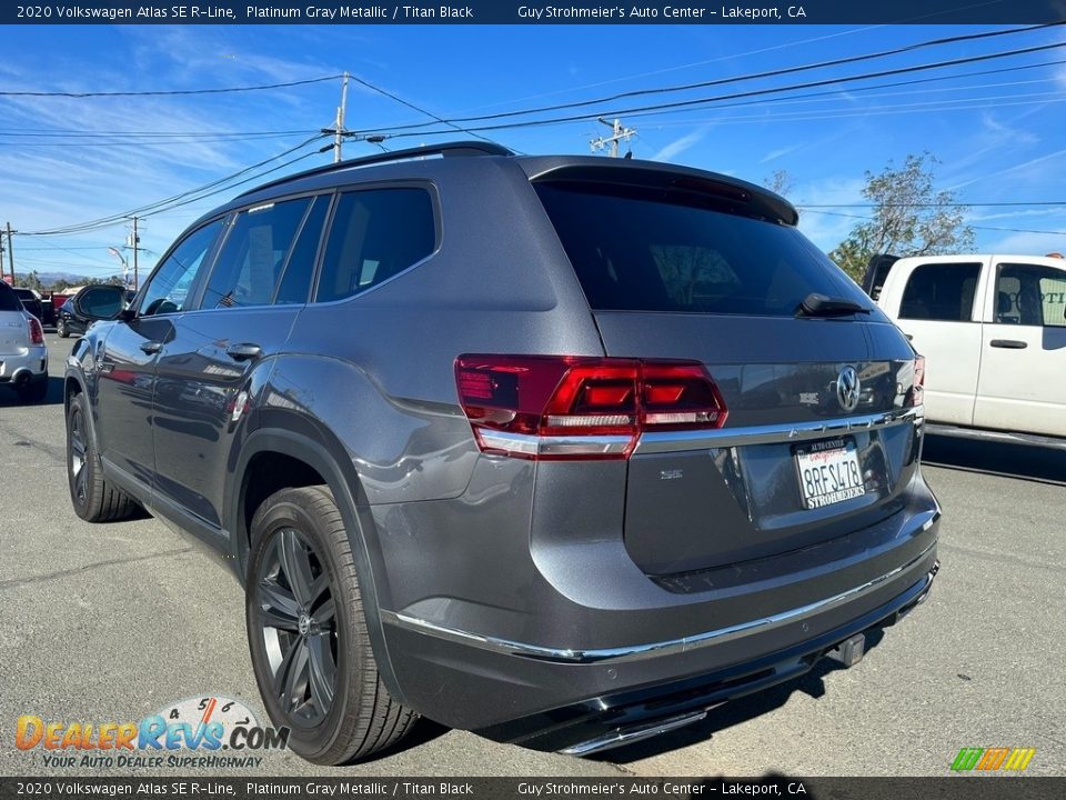 2020 Volkswagen Atlas SE R-Line Platinum Gray Metallic / Titan Black Photo #4