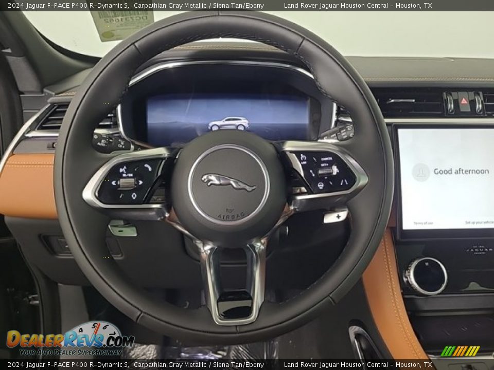 2024 Jaguar F-PACE P400 R-Dynamic S Steering Wheel Photo #17