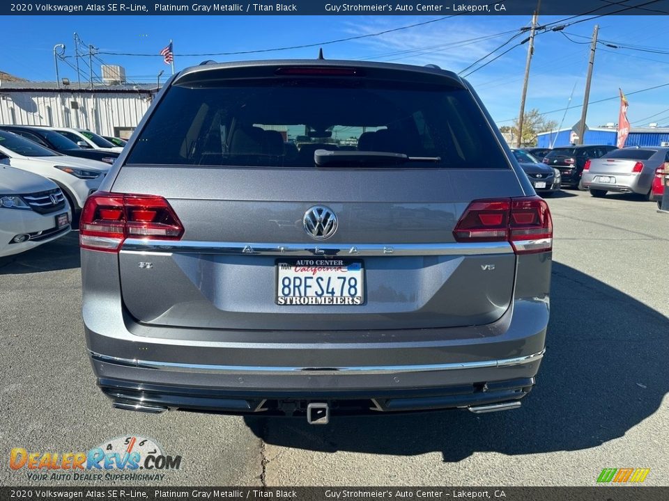 2020 Volkswagen Atlas SE R-Line Platinum Gray Metallic / Titan Black Photo #5