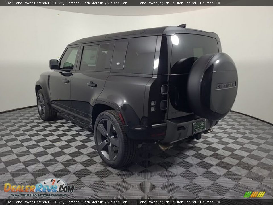 Santorini Black Metallic 2024 Land Rover Defender 110 V8 Photo #10